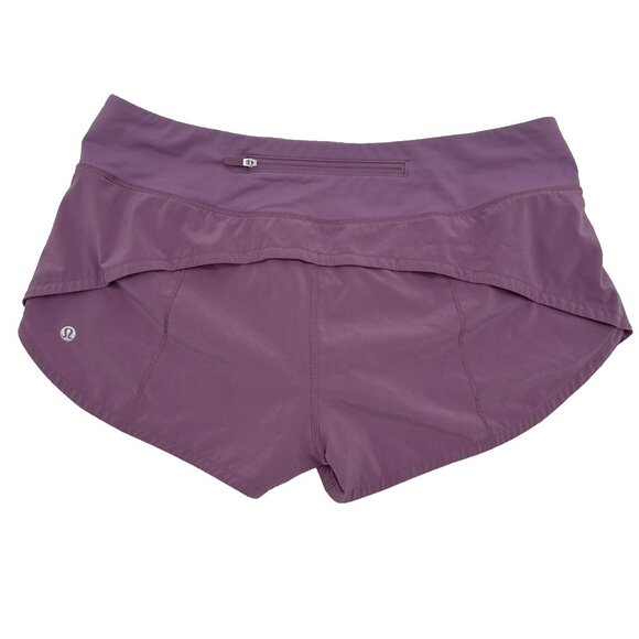 Lululemon Speed Up Short Rose Quartz Lined Size 8 W7AJRR womans purple - Picture 2 of 10